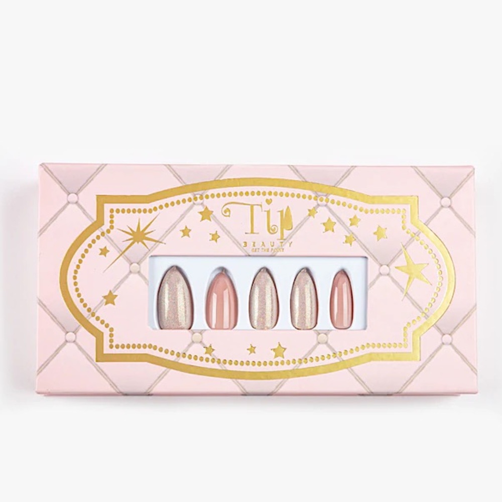 TIP BEAUTY Shimmer Collection Press On Nails in Flaunt